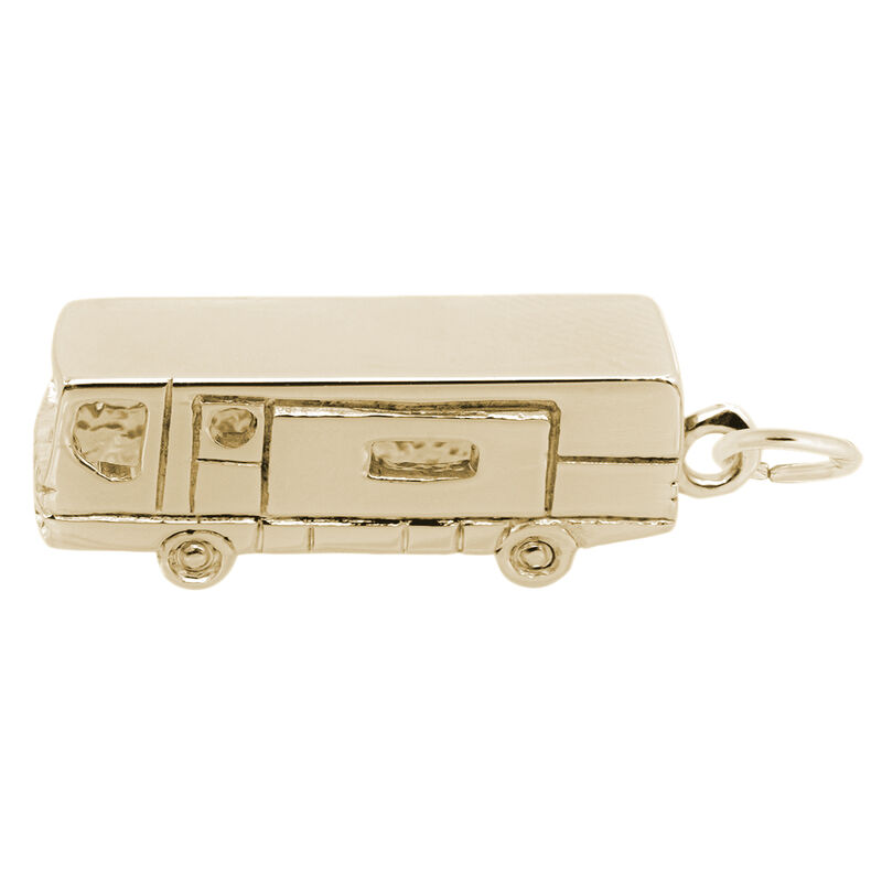 Motor Home Charm in 10k Yellow Gold image number null